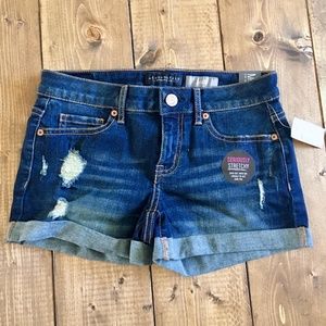 Aeropostale Midi Jean Shorts
